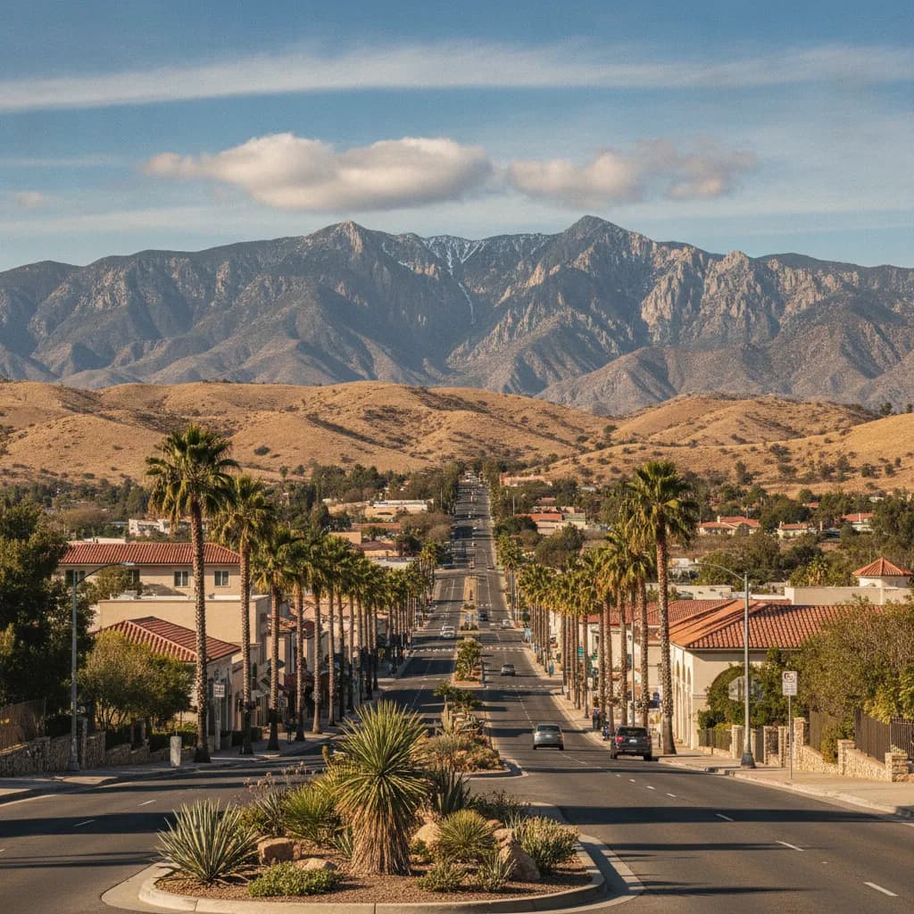 View of San Jacinto, CA