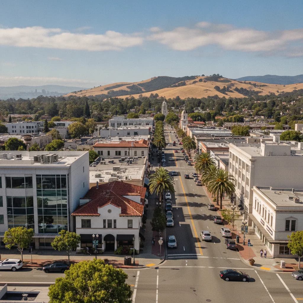 View of San Leandro, CA