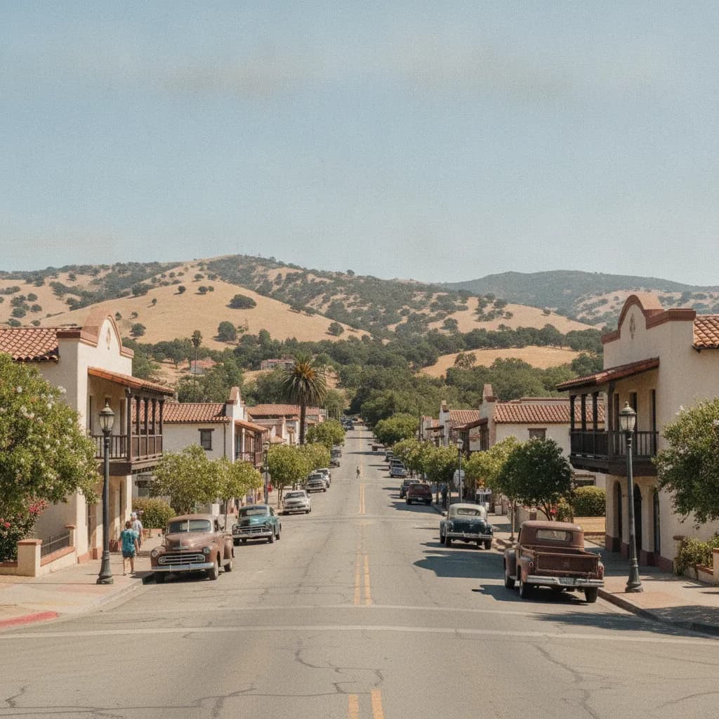 View of San Miguel, CA