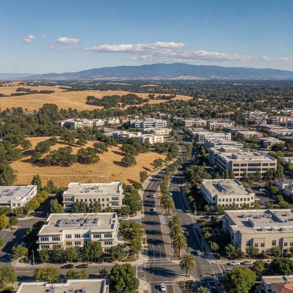 View of San Ramon, CA