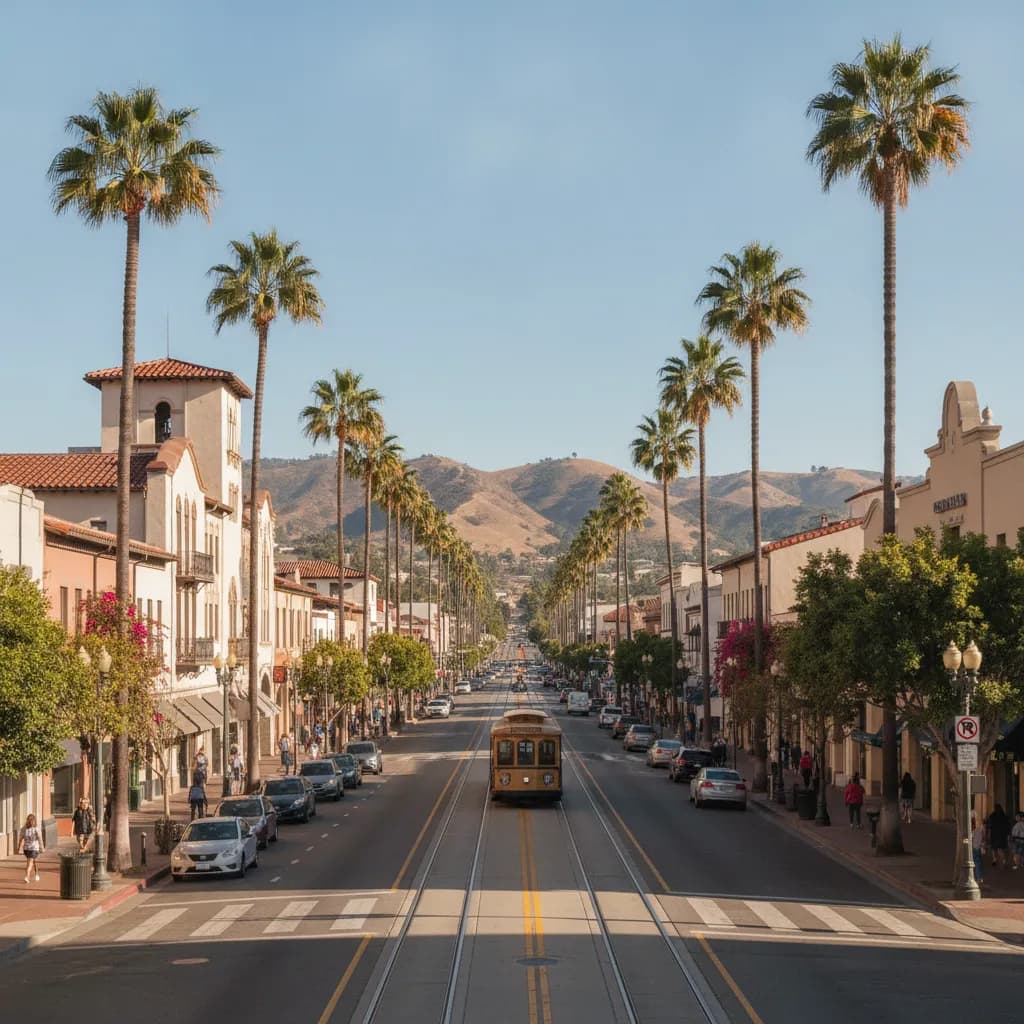 View of Santa Ana, CA