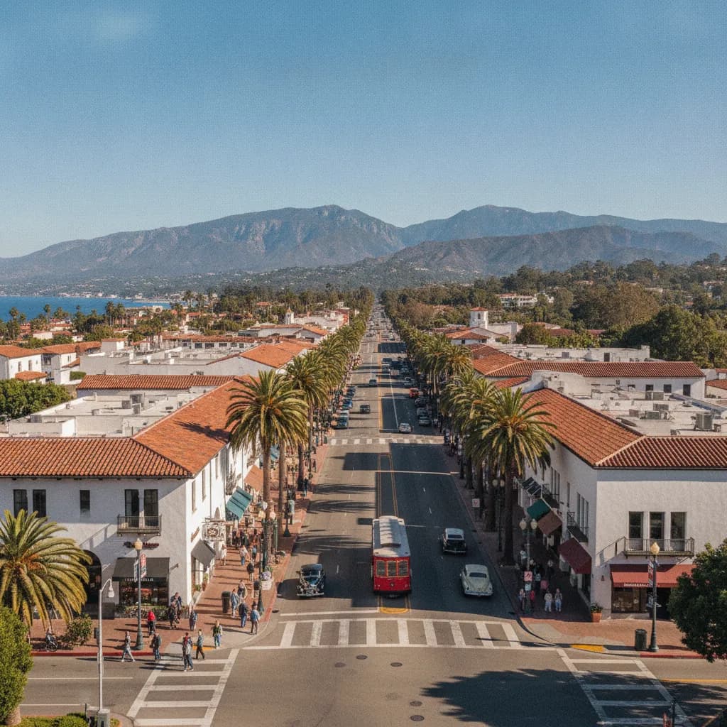 View of Santa Barbara, CA