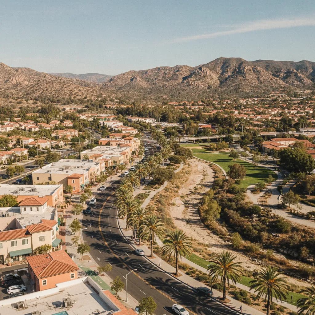 View of Santee, CA