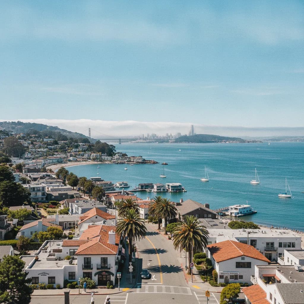 View of Sausalito, CA