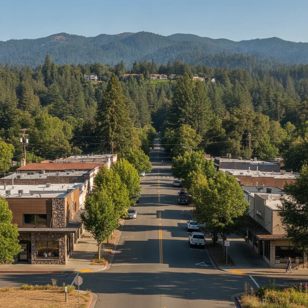 View of Scotts Valley, CA