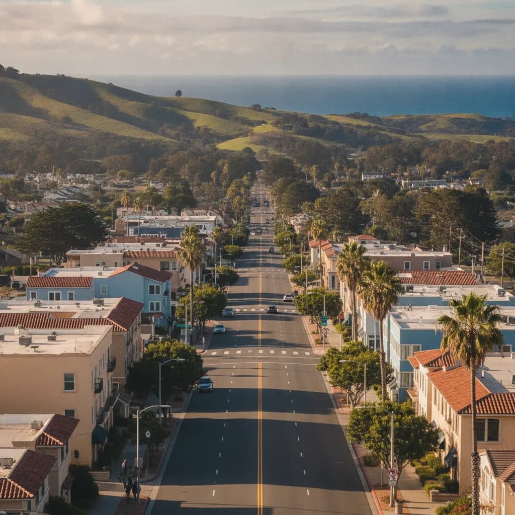 View of Seaside, CA