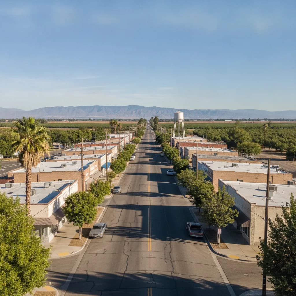 View of Shafter, CA