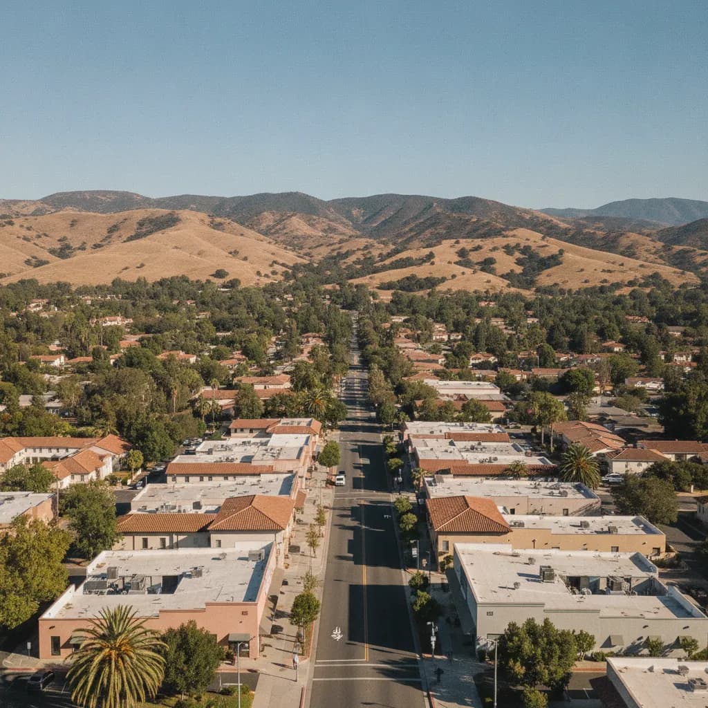 View of Simi Valley, CA