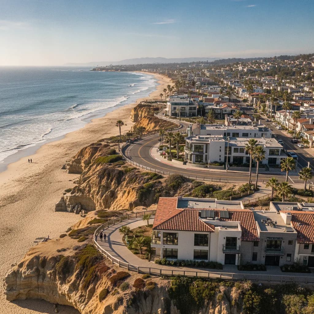 View of Solana Beach, CA