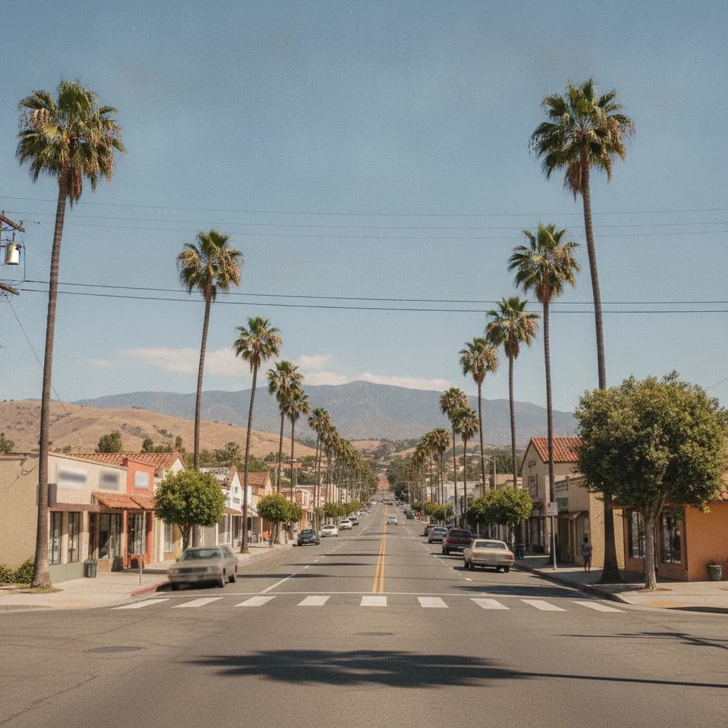 View of South El Monte, CA