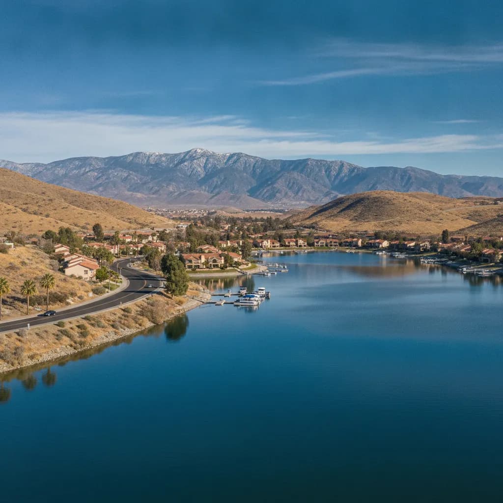 View of Spring Valley Lake, CA