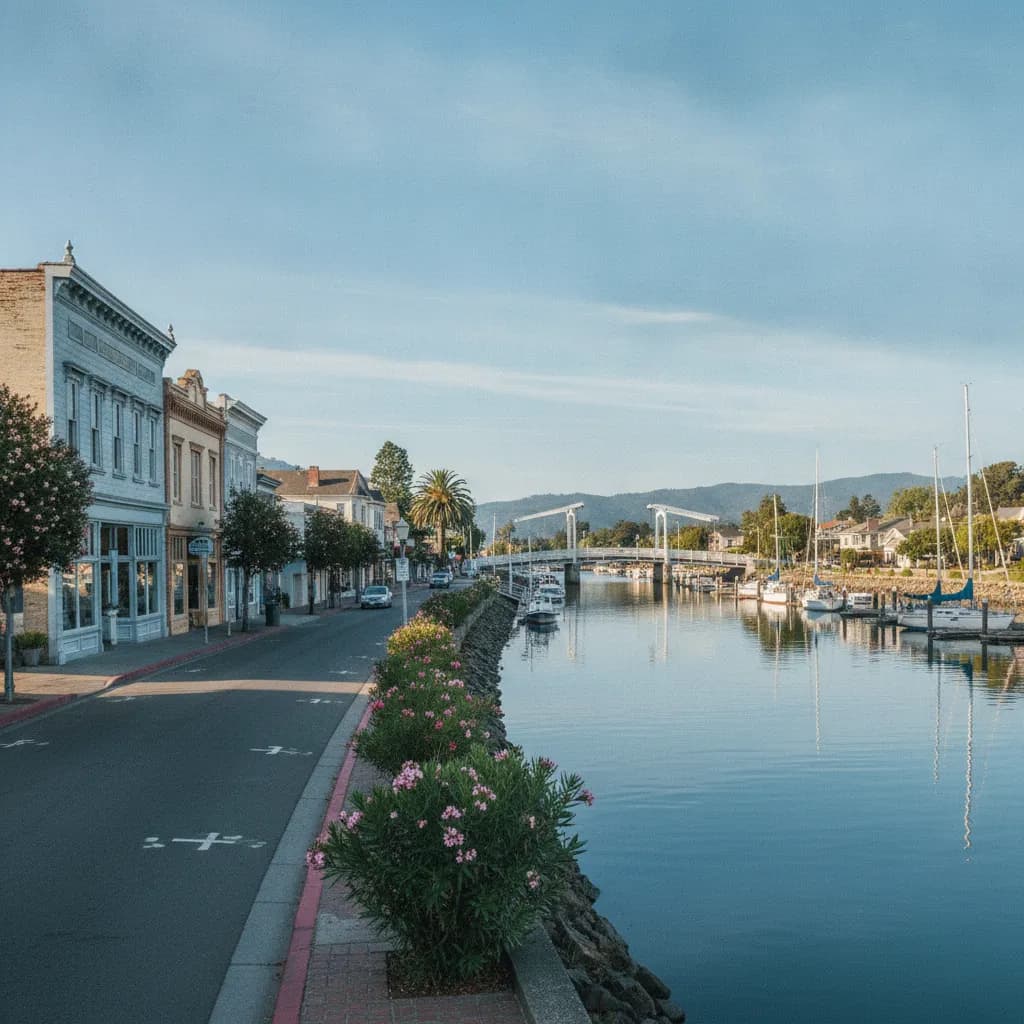 View of Suisun City, CA
