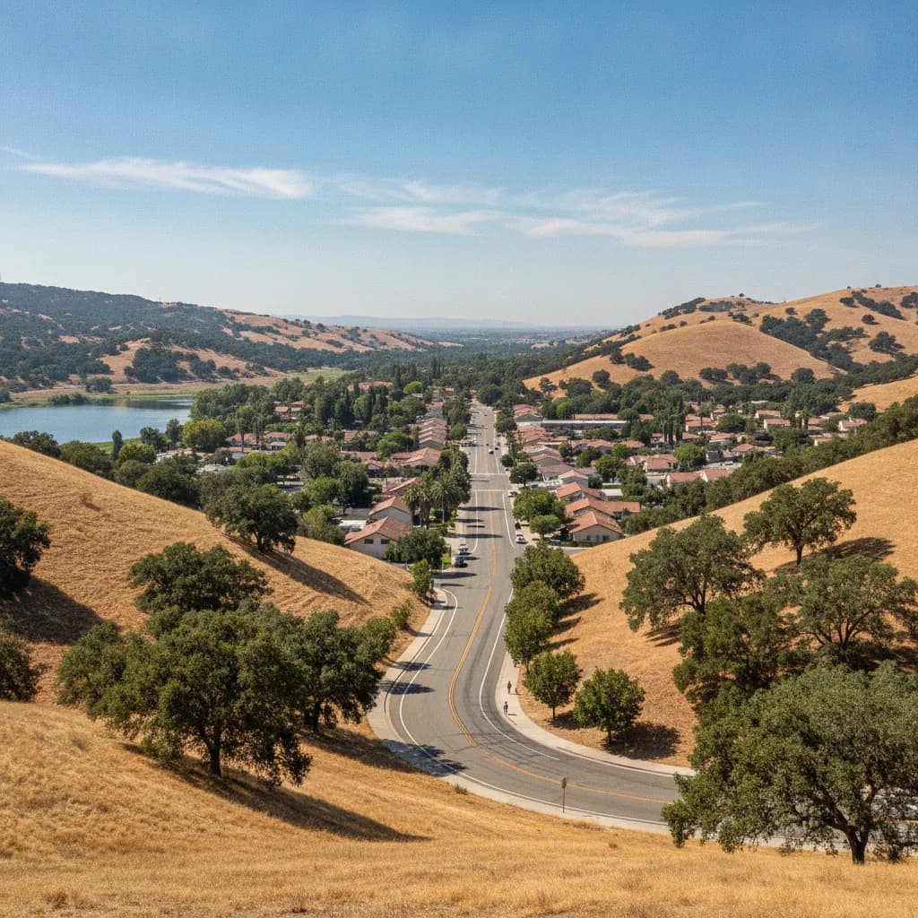 View of Temescal Valley, CA