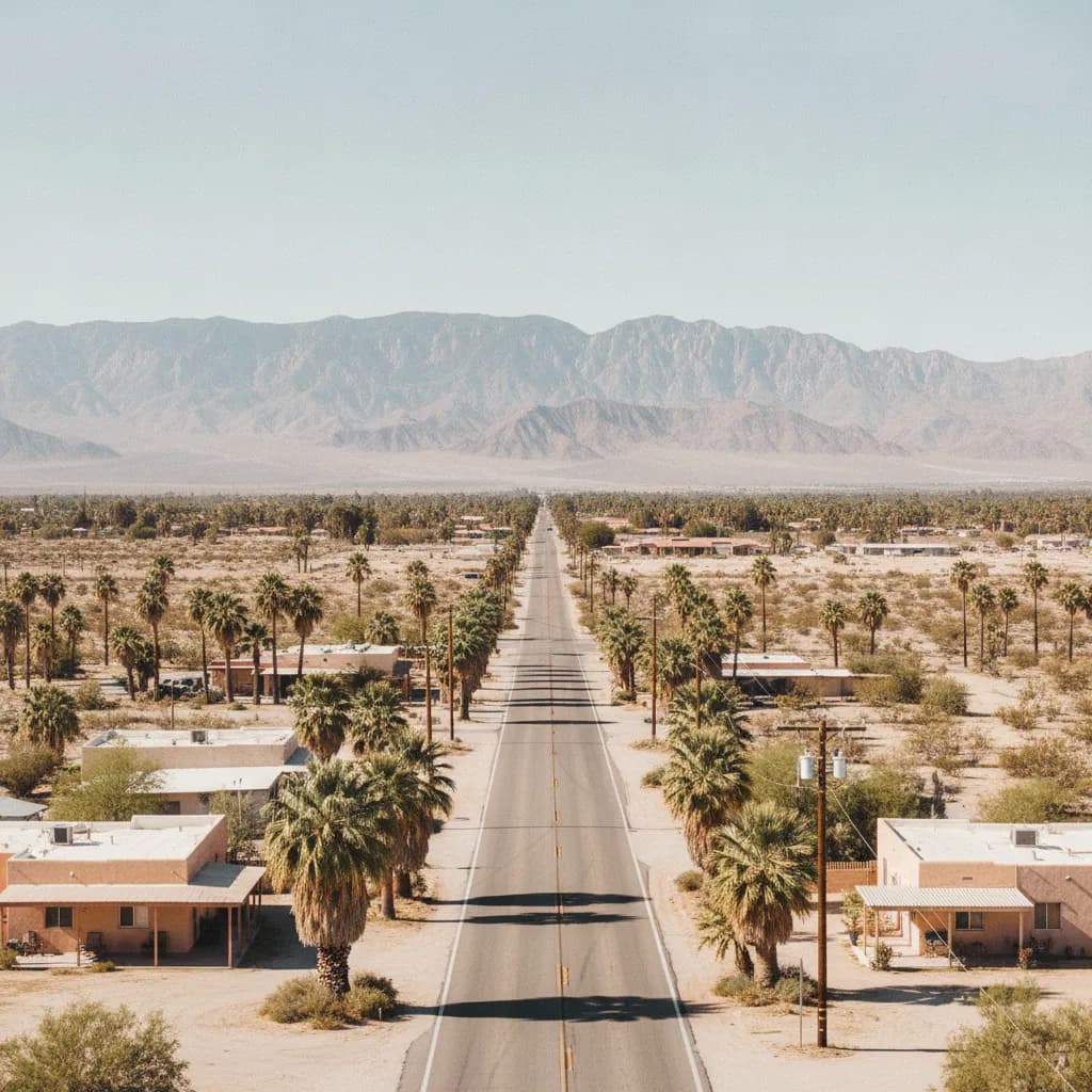 View of Thousand Palms, CA