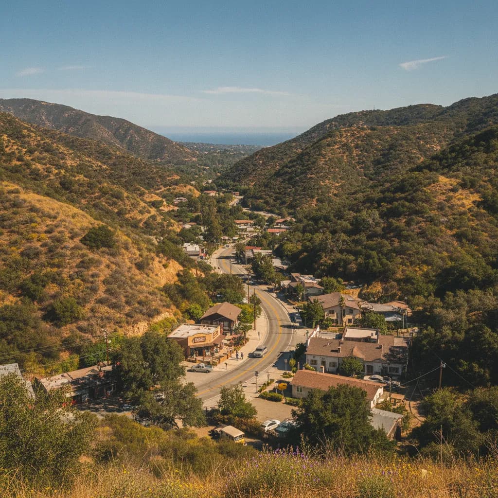 View of Topanga, CA