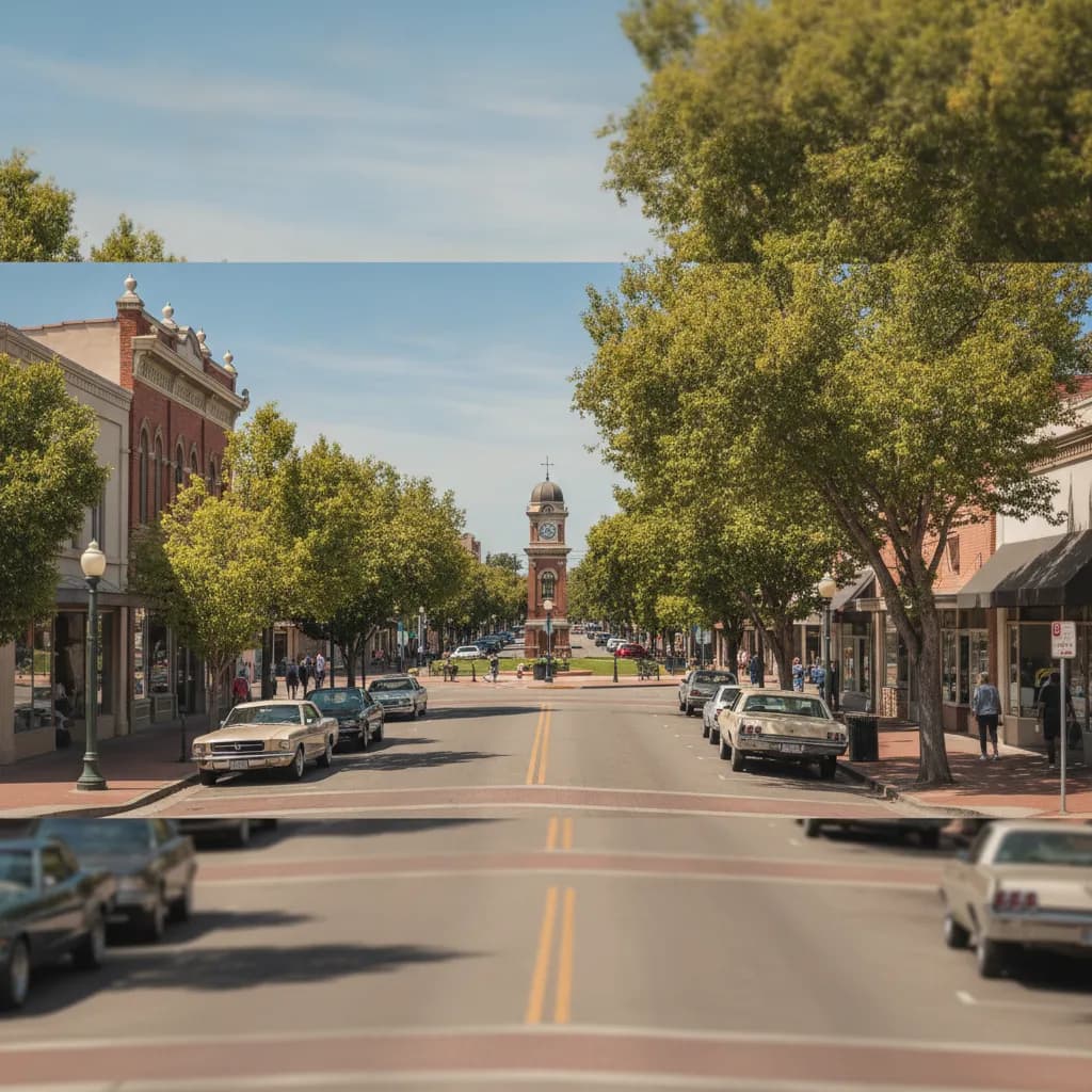 View of Turlock, CA