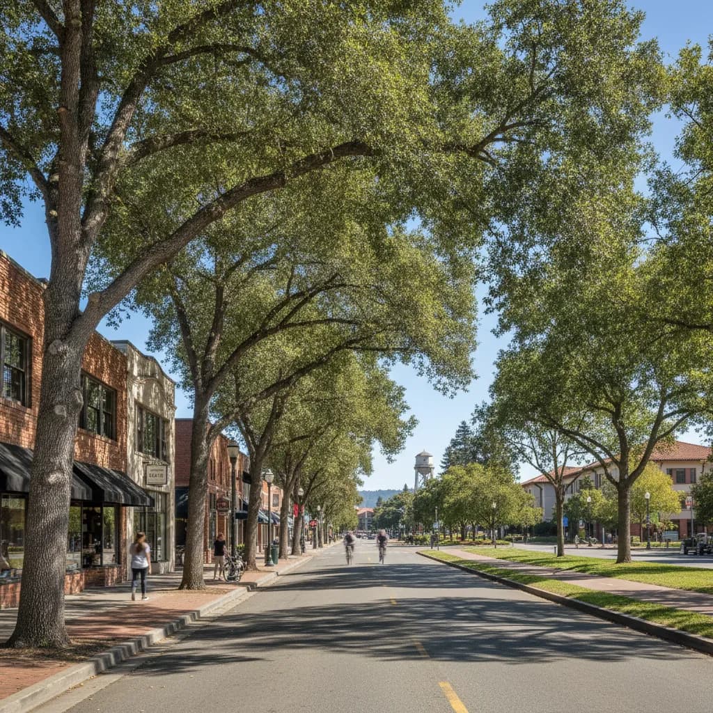 View of University of California-Davis, CA