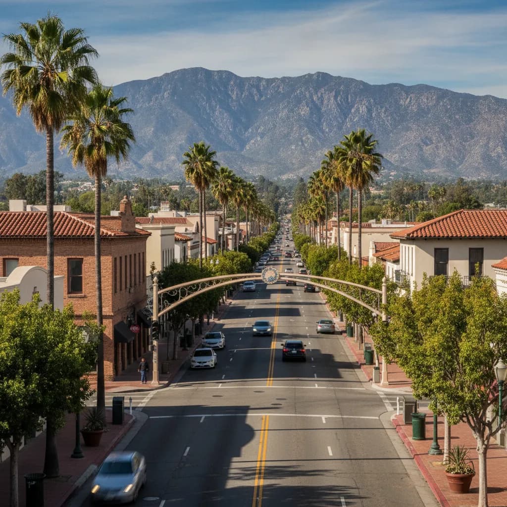 View of Upland, CA