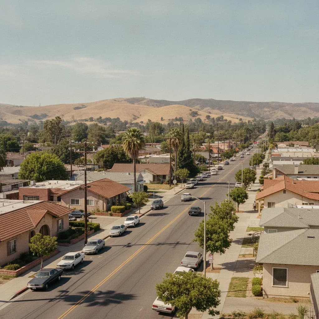 View of Valinda, CA