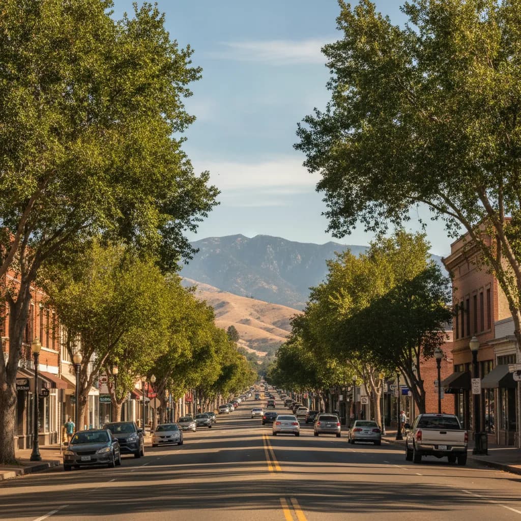 View of Visalia, CA