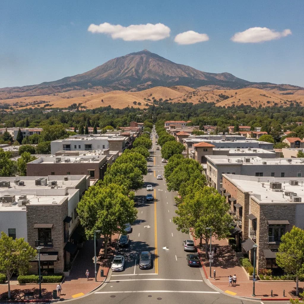 View of Walnut Creek, CA