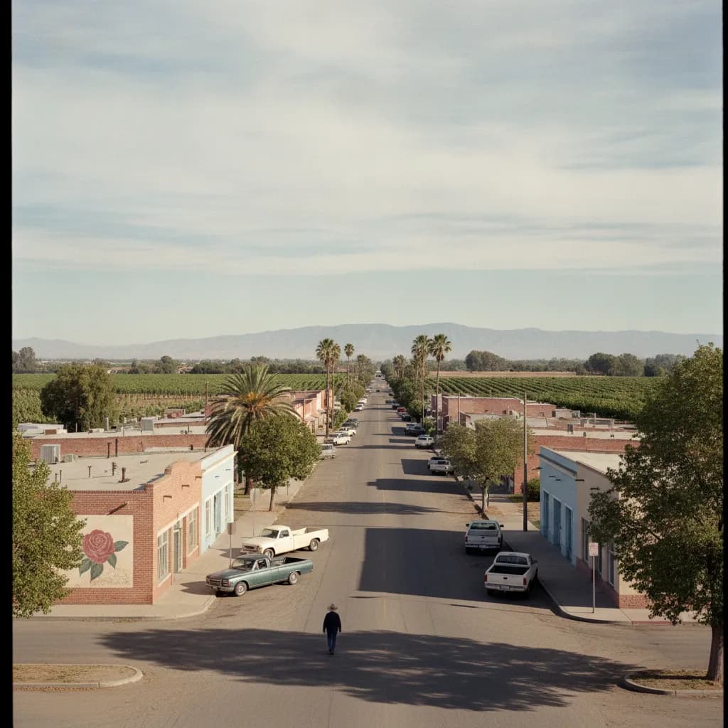 View of Wasco, CA