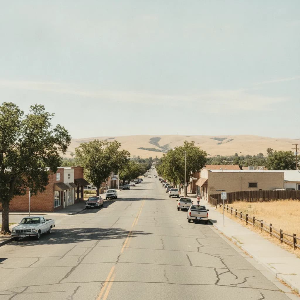 View of Waterford, CA