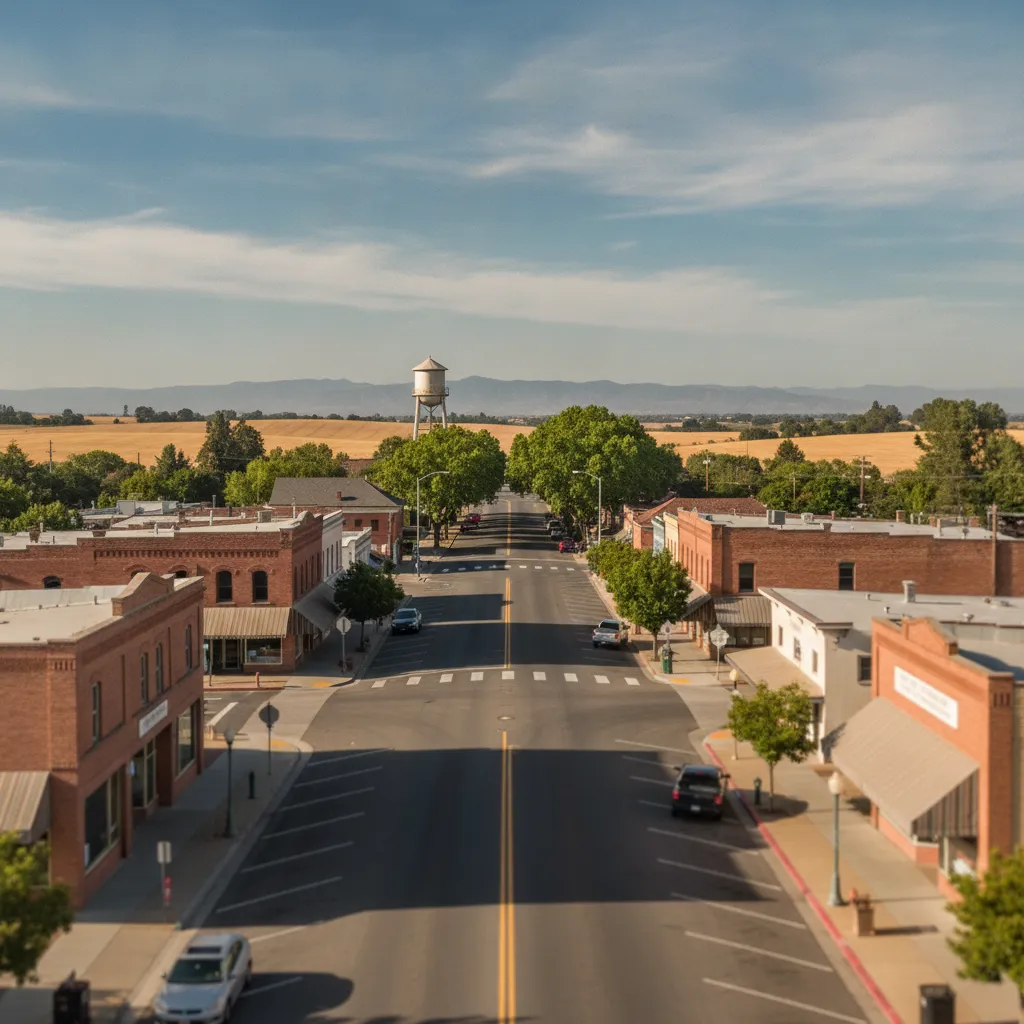 View of Wheatland, CA