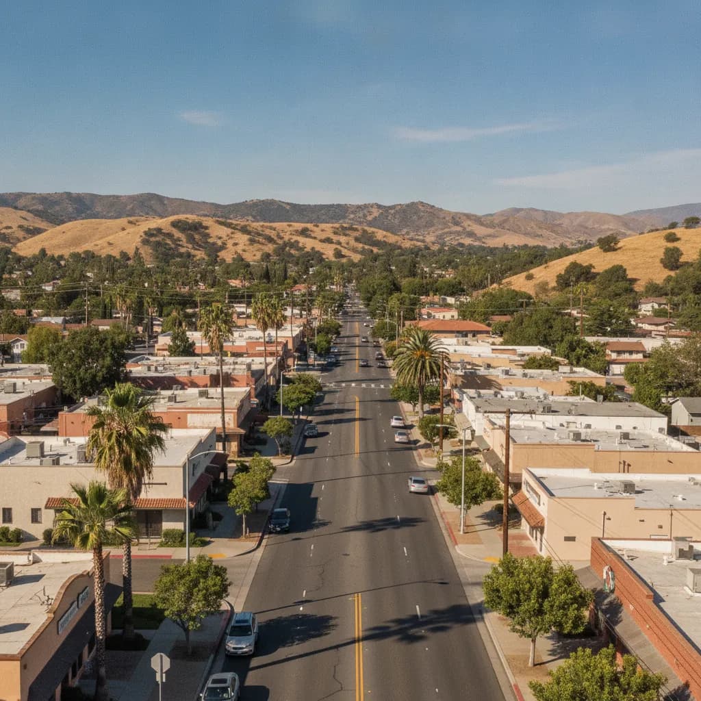 View of Wildomar, CA