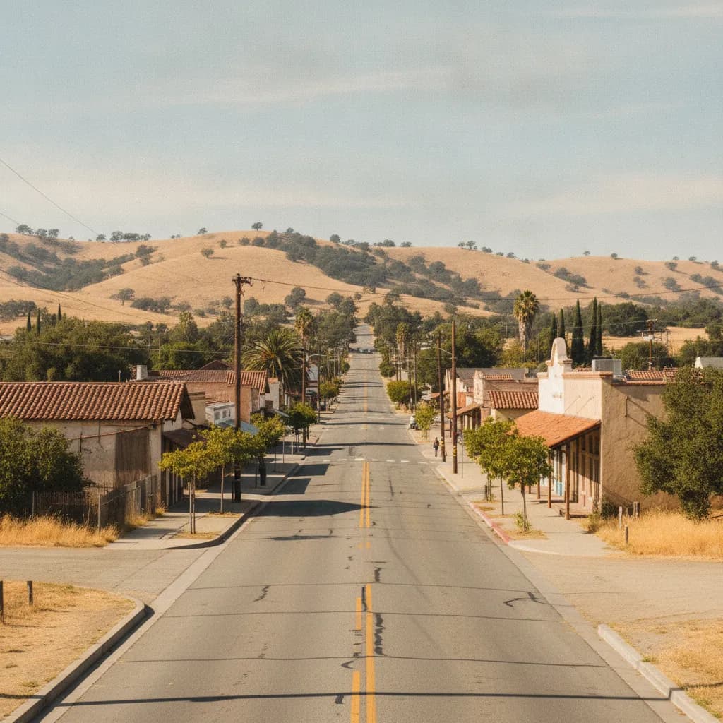 View of Winchester, CA