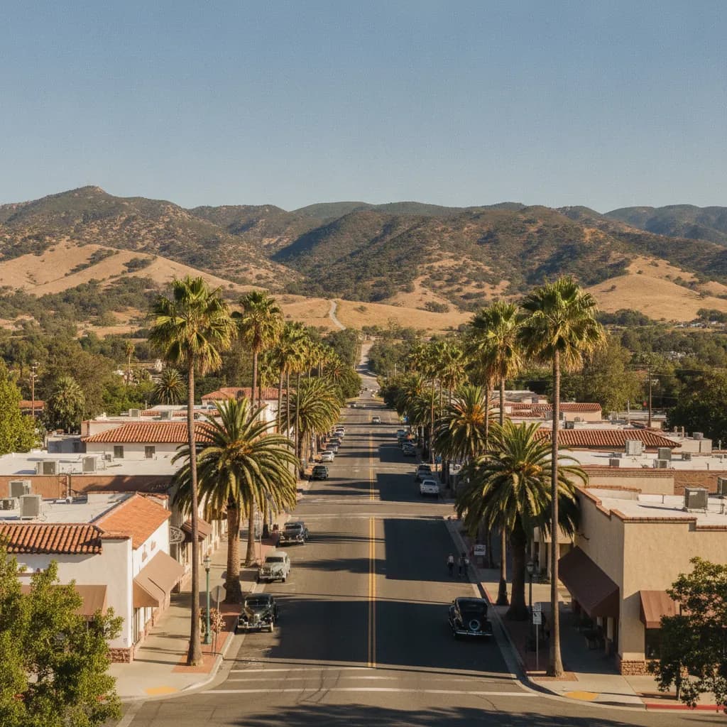 View of Winter Gardens, CA