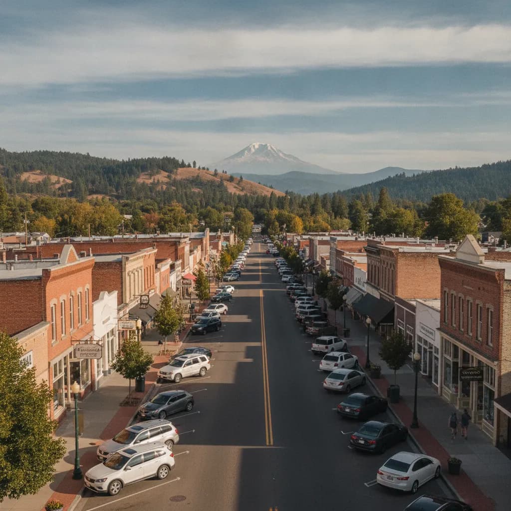 View of Yreka, CA