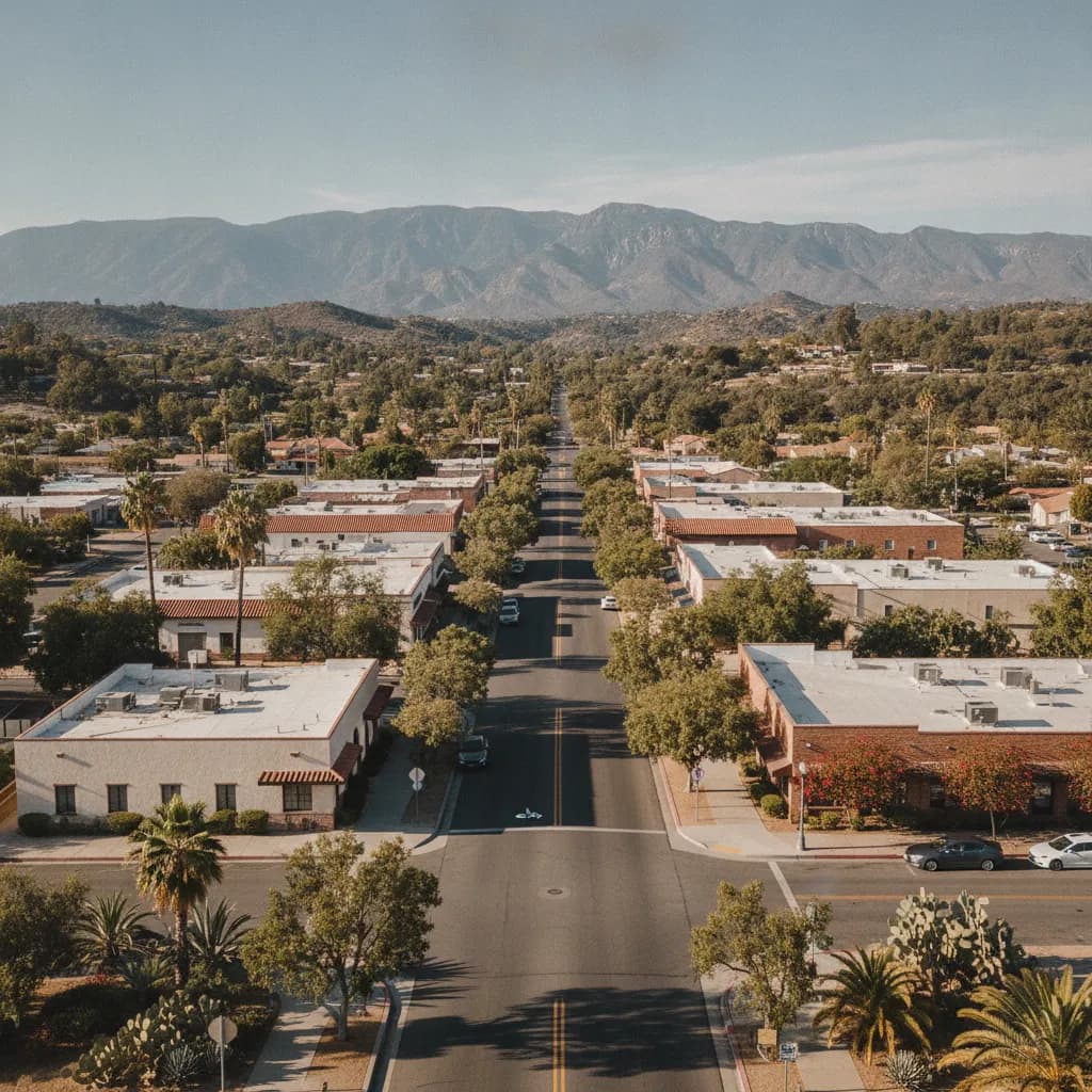 View of Yucaipa, CA