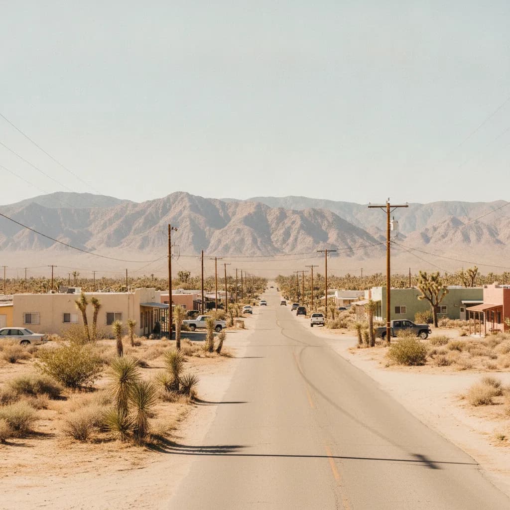 View of Yucca Valley, CA