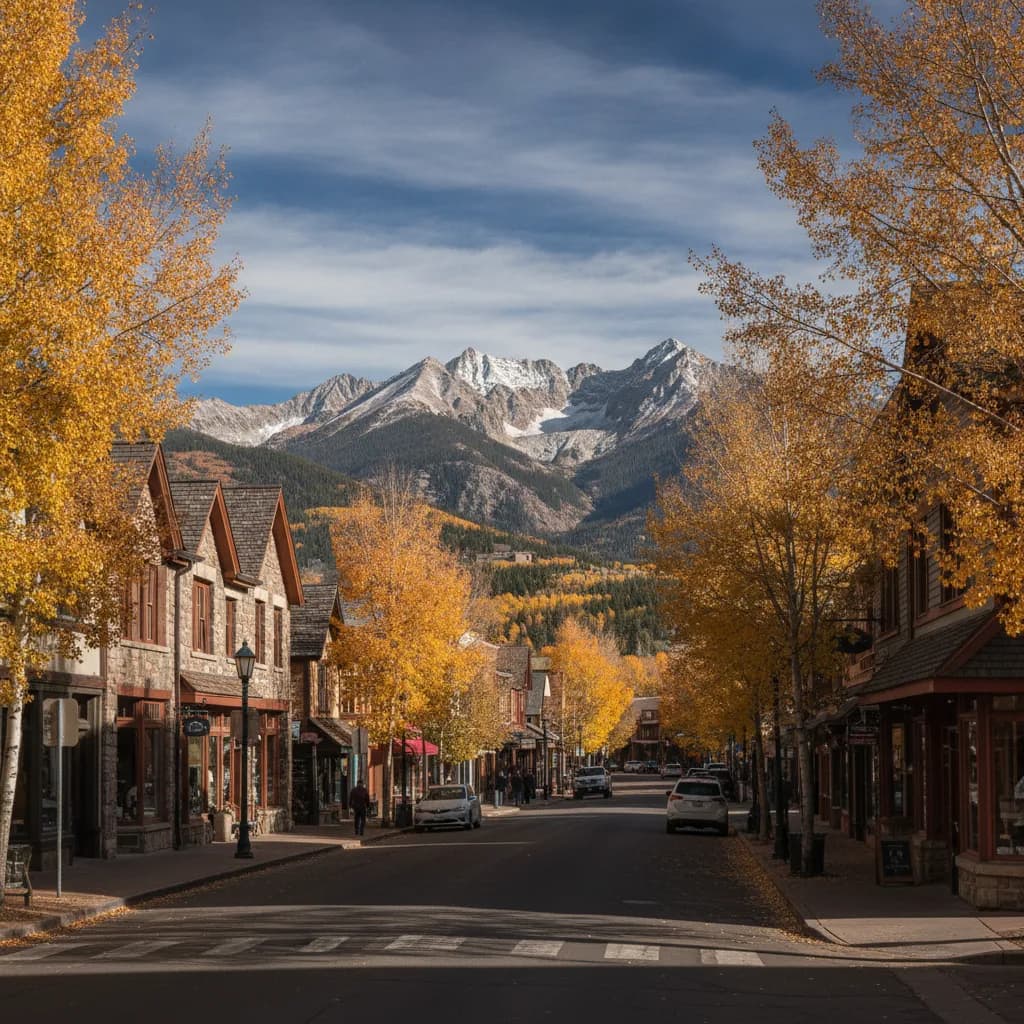 View of Aspen, CO