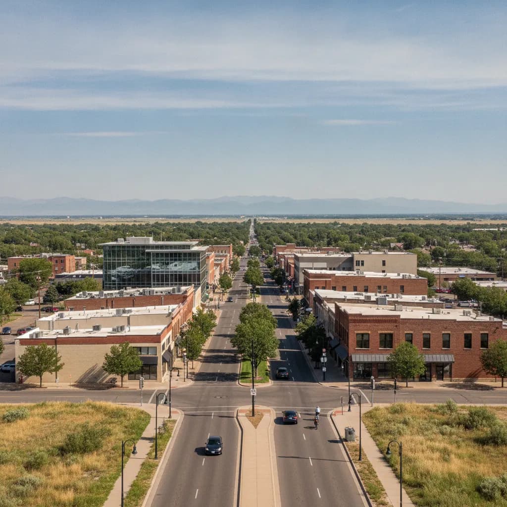 View of Aurora, CO