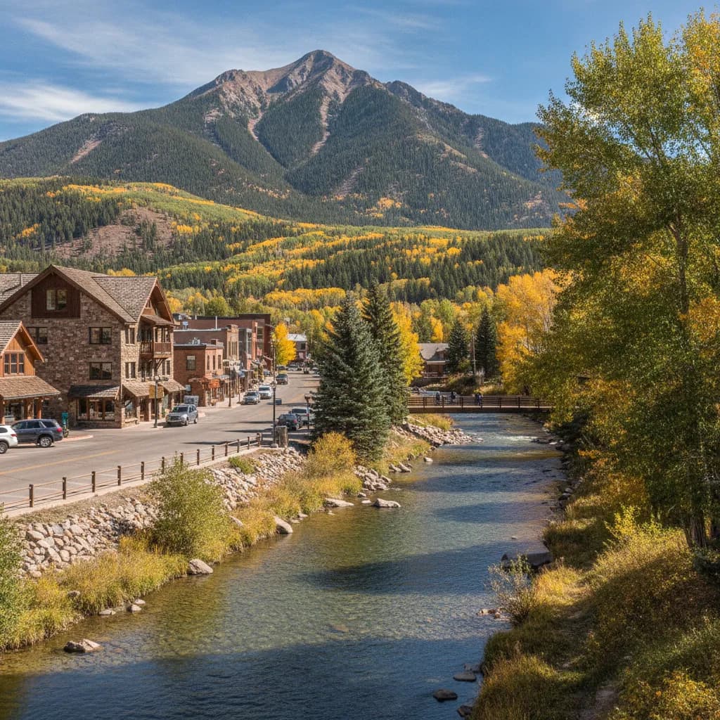 View of Basalt, CO