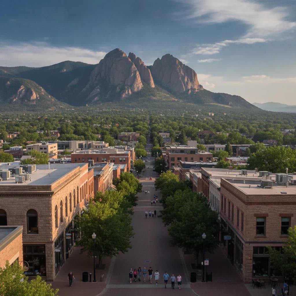 View of Boulder, CO