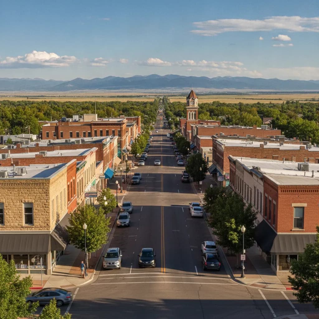 View of Brighton, CO