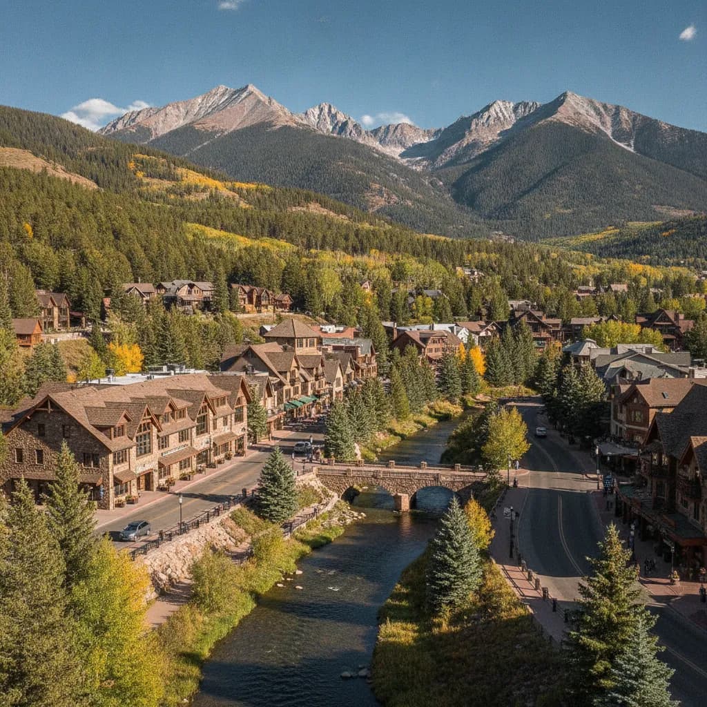 View of Estes Park, CO