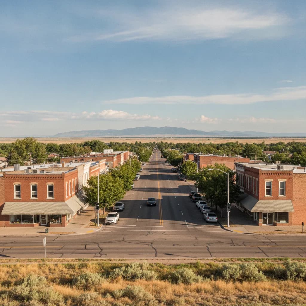 View of Evans, CO