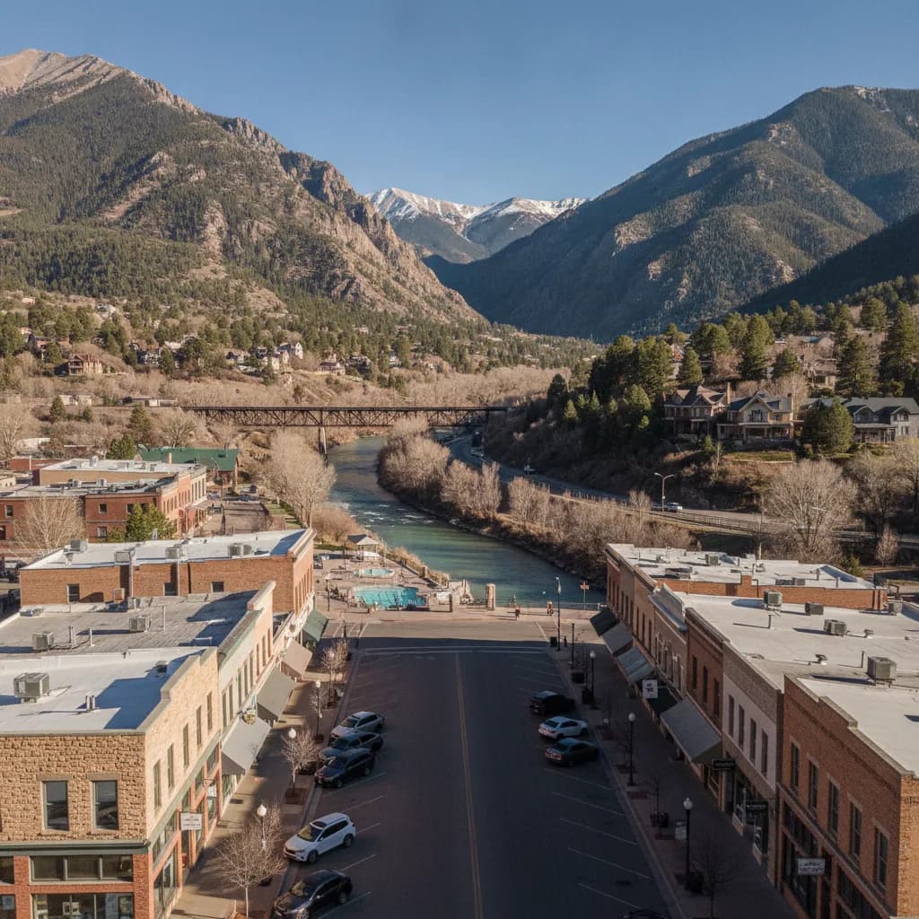 View of Glenwood Springs, CO