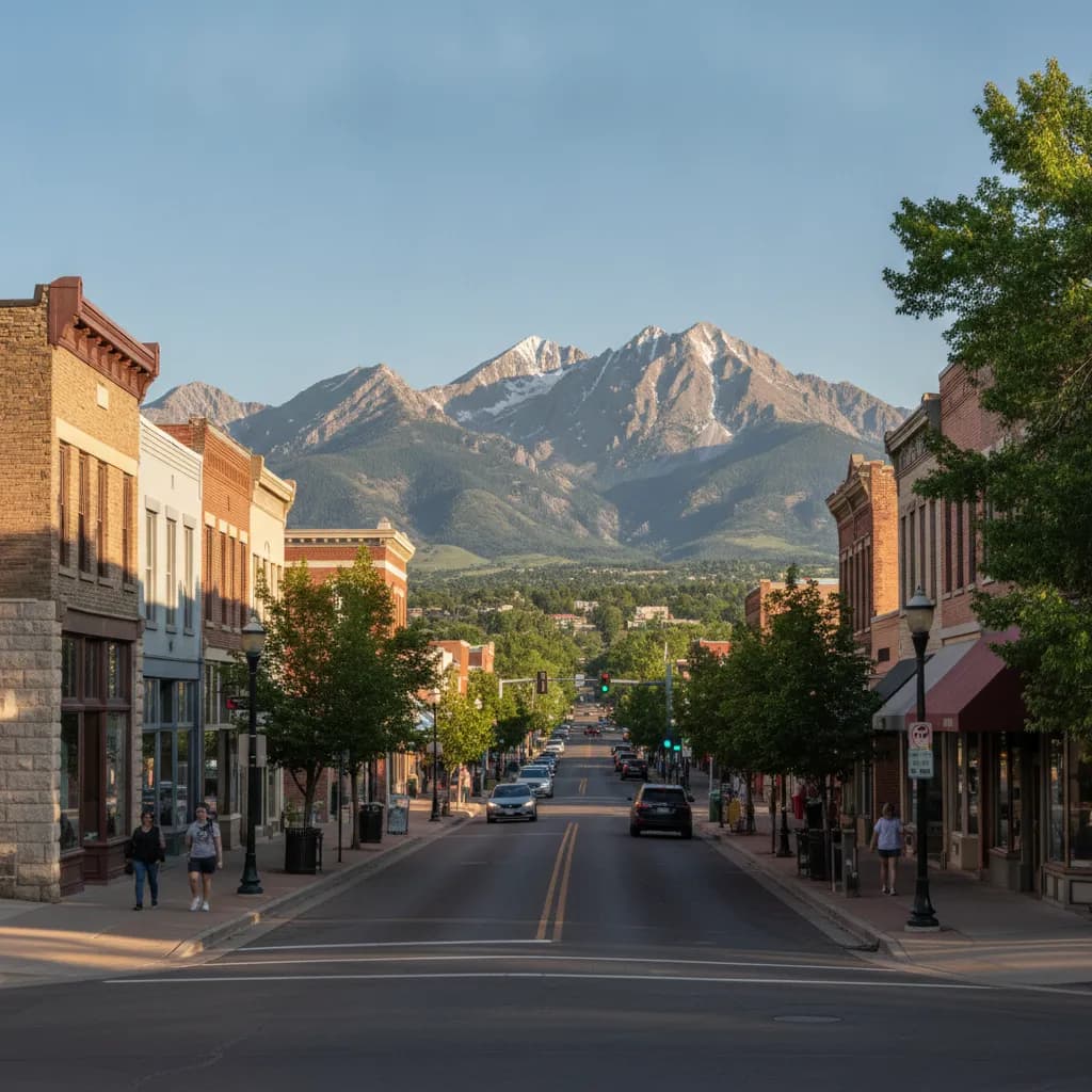 View of Longmont, CO