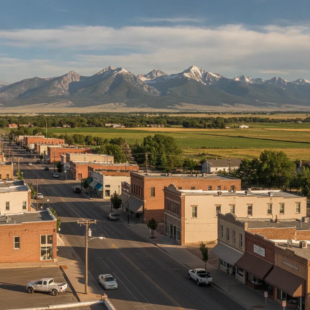 View of Monte Vista, CO