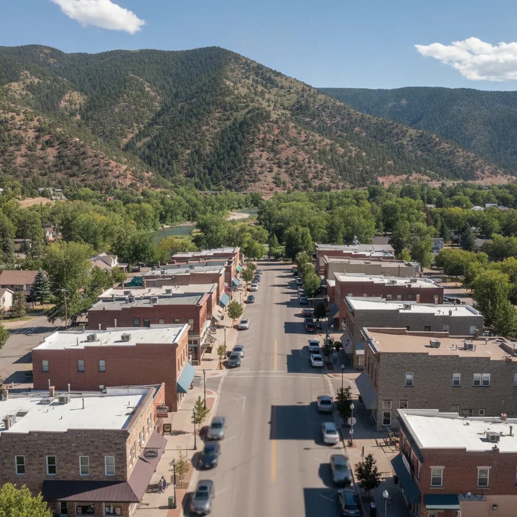 View of New Castle, CO