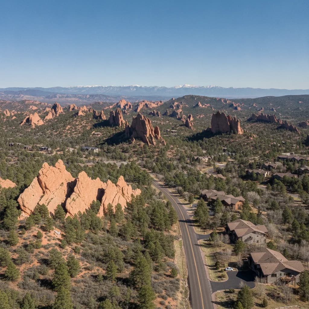View of Roxborough Park, CO