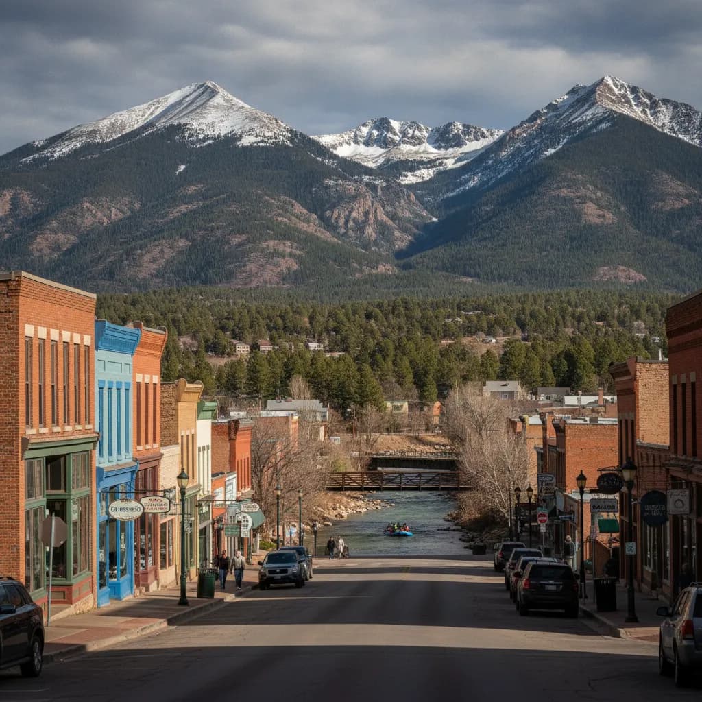 View of Salida, CO