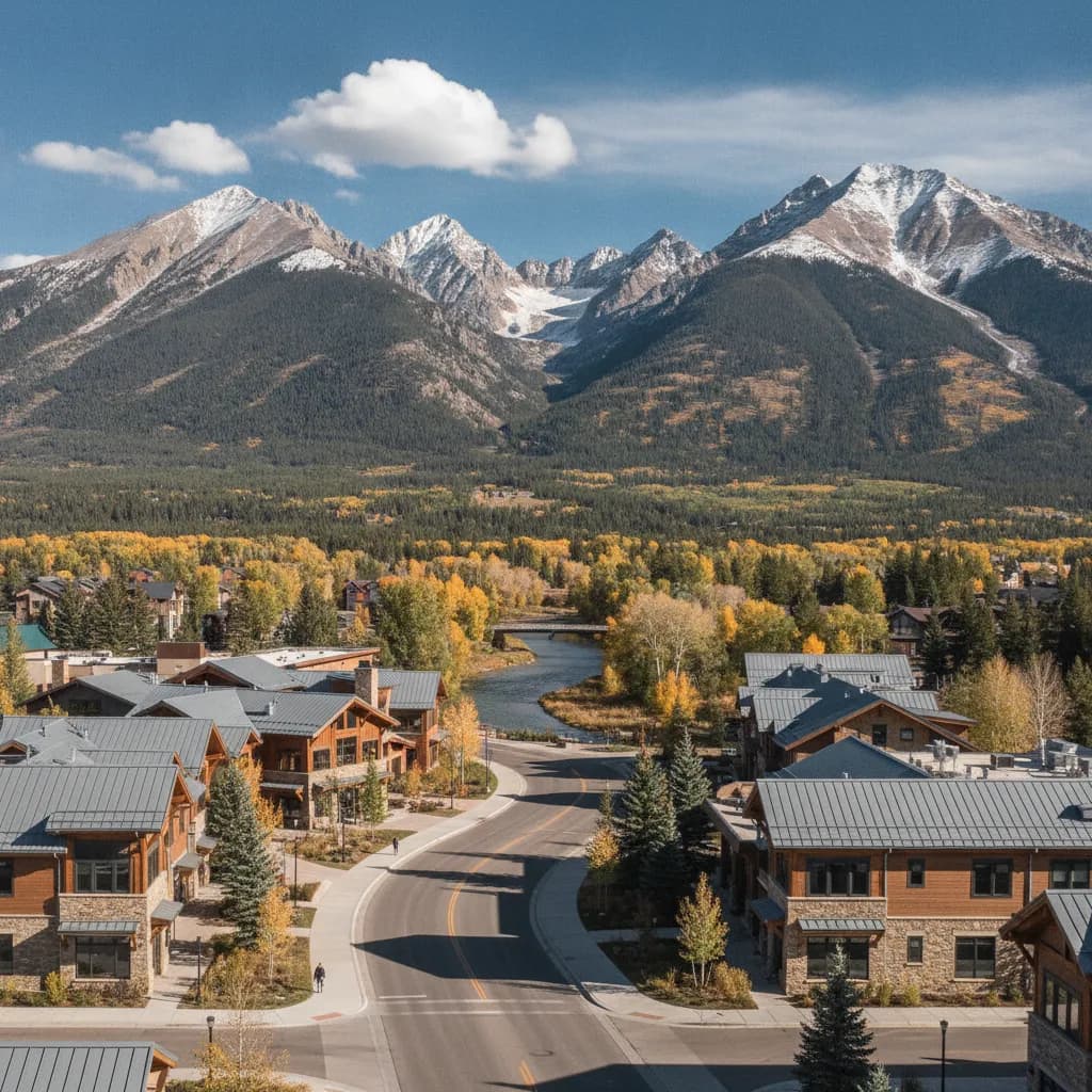 View of Silverthorne, CO