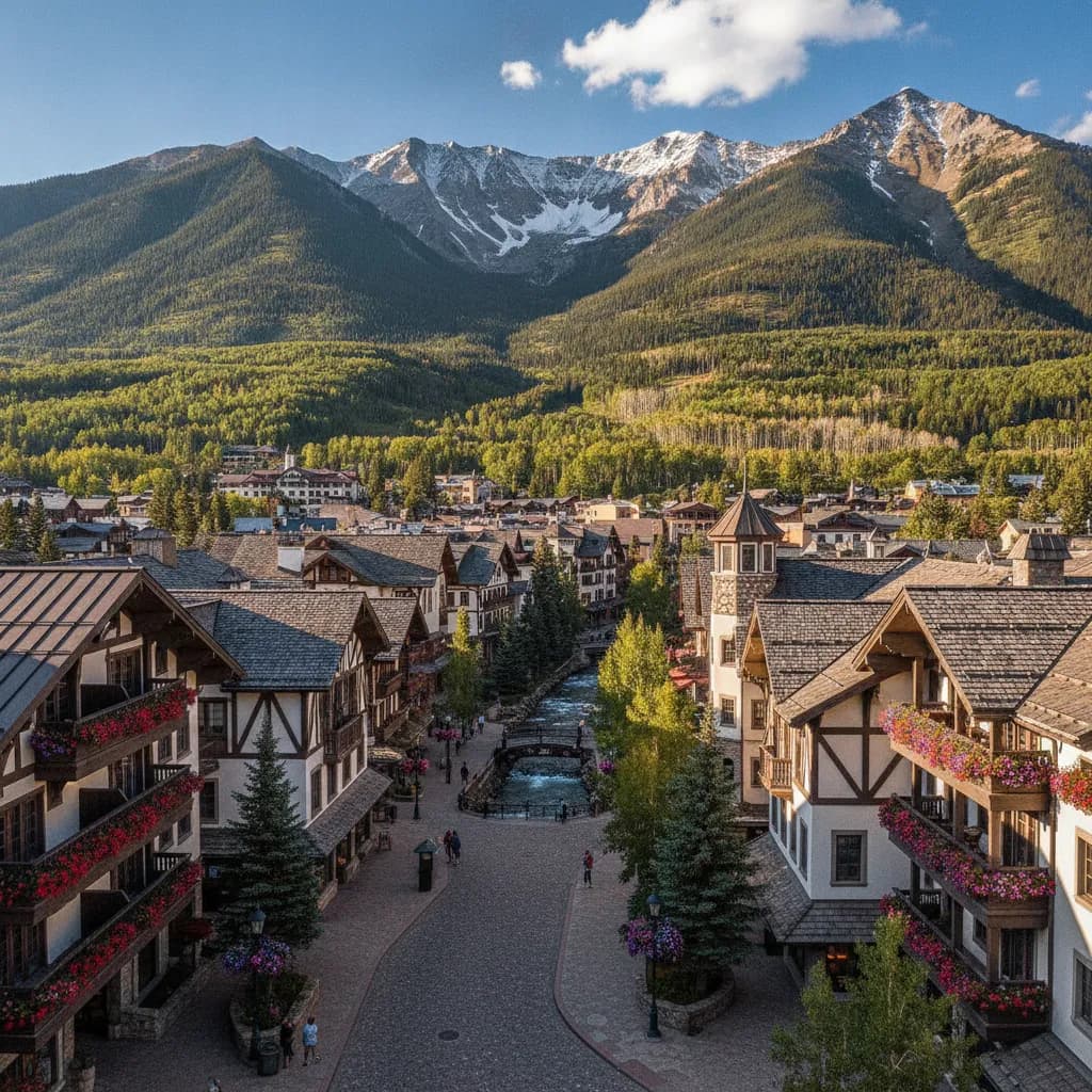 View of Vail, CO