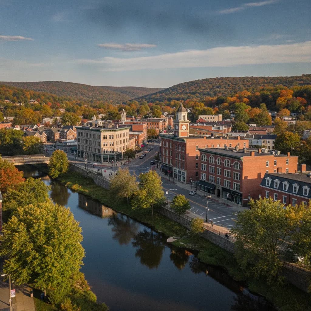 View of Ansonia, CT